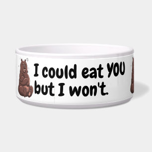 Angry Bear Funny Personalisiert Bowl Napf