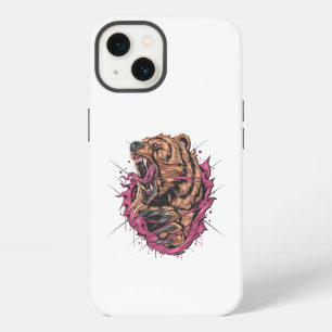 Angry Bear Roar   Fierce Wildlife Phone Case" iPhone 13 Hülle