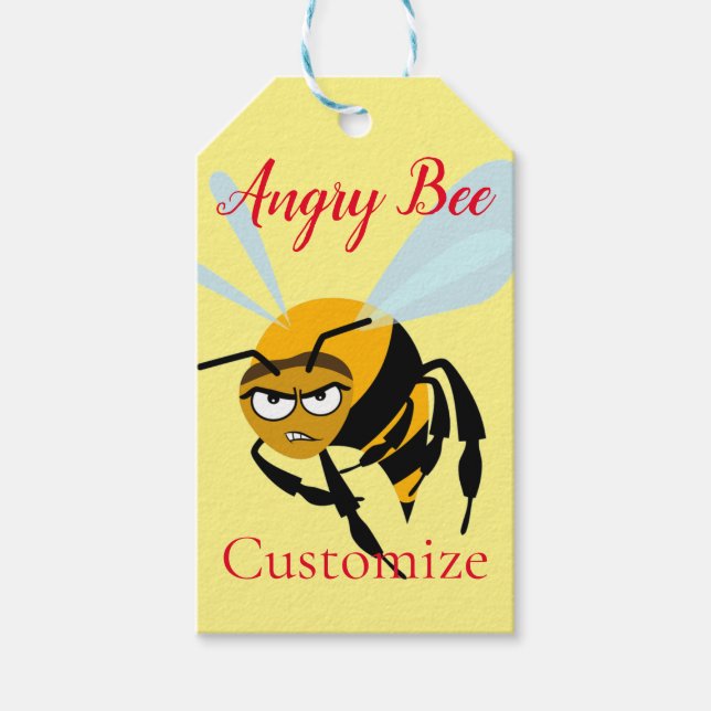 Angry Bee Thunder_Cove Geschenkanhänger (Vorderseite)