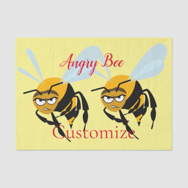 Angry Bee Thunder_Cove Seidenpapier (Vorderseite)