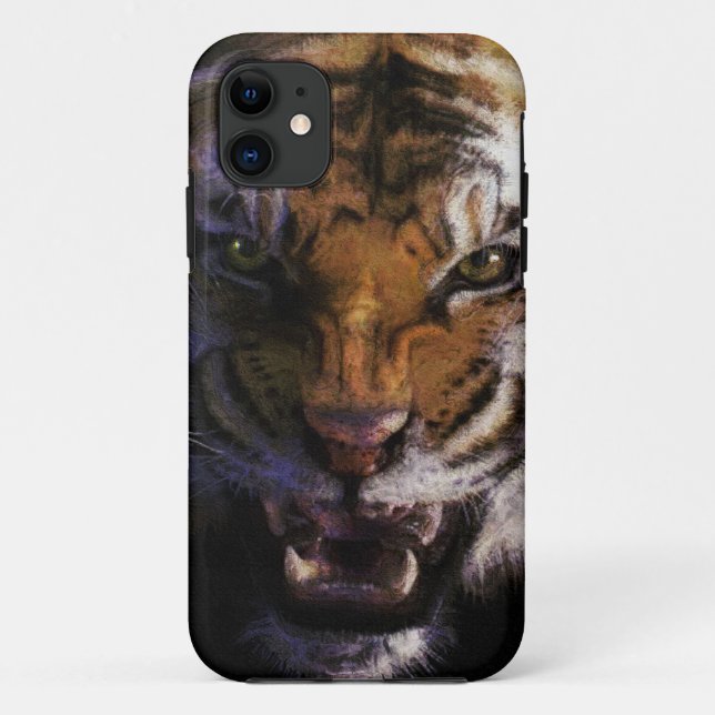Angry Bengalisch Tiger Big Cat Wildlife iPhone 5 F Case-Mate iPhone Hülle (Rückseite)