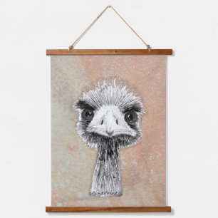 Angry Bird Wandteppich Mit Holzrahmen