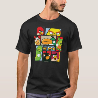 Angry Birds Collage Offiziell Merchandise T-Shirt