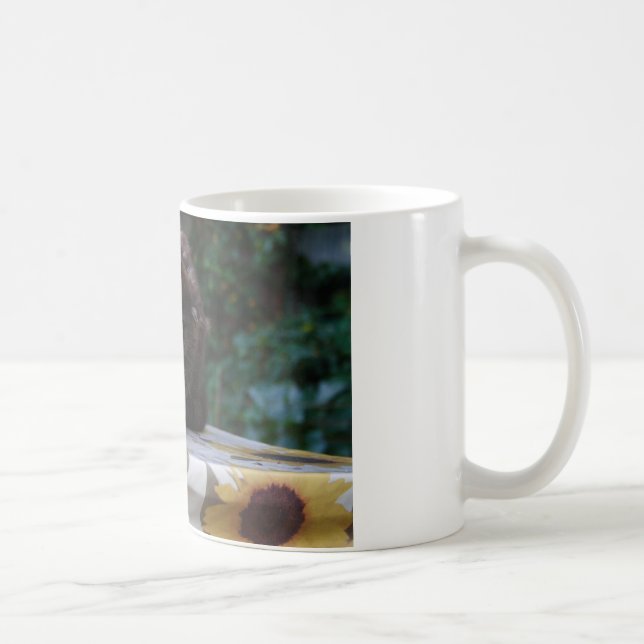 Angry Black Cat Tasse (Rechts)