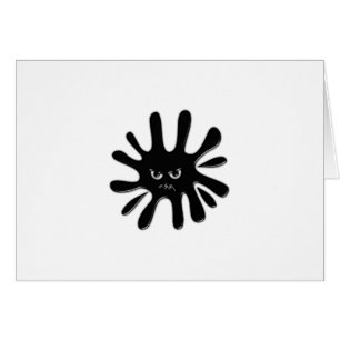 Angry Black Paint Spritzer