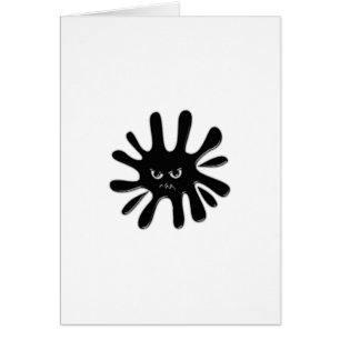 Angry Black Paint Spritzer