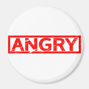 Angry-Briefmarke Magnet