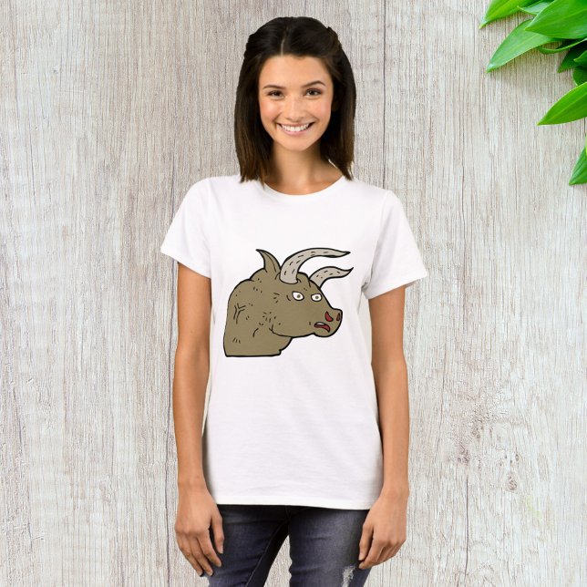 Angry Bull Head T-Shirt (Von Creator hochgeladen)