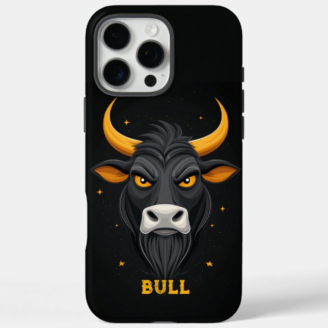 Angry Bull Personalisiert Case-Mate iPhone Hülle (Rückseite)