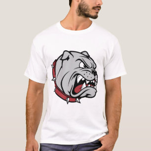 "Angry Bulldog Mascot Sporthund Männer T- T-Shirt