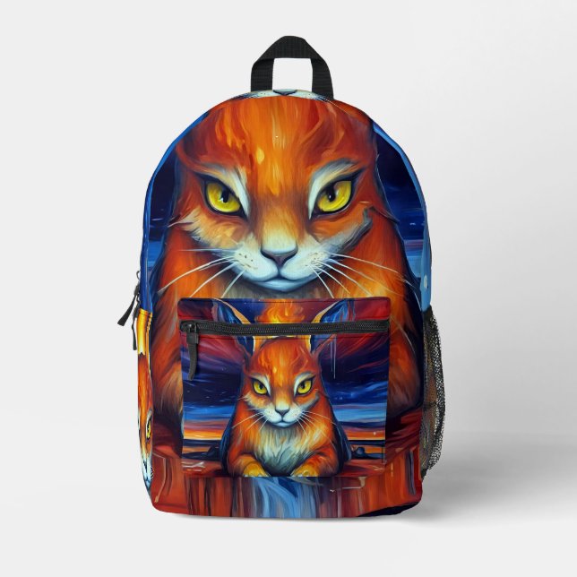 Angry Bunny Bedruckter Rucksack (Vorderseite)