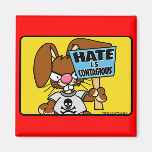 Angry Bunny Magnet 5