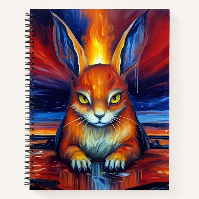 Angry Bunny Notizbuch (Vorderseite)