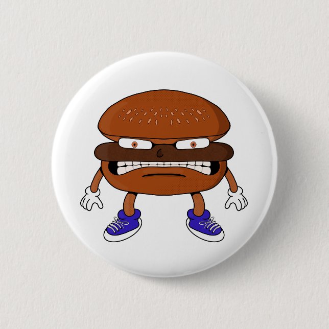 Angry Burger Button (Vorderseite)