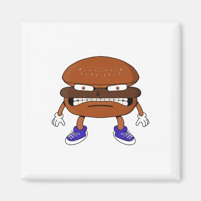 Angry Burger Magnet (Vorne)