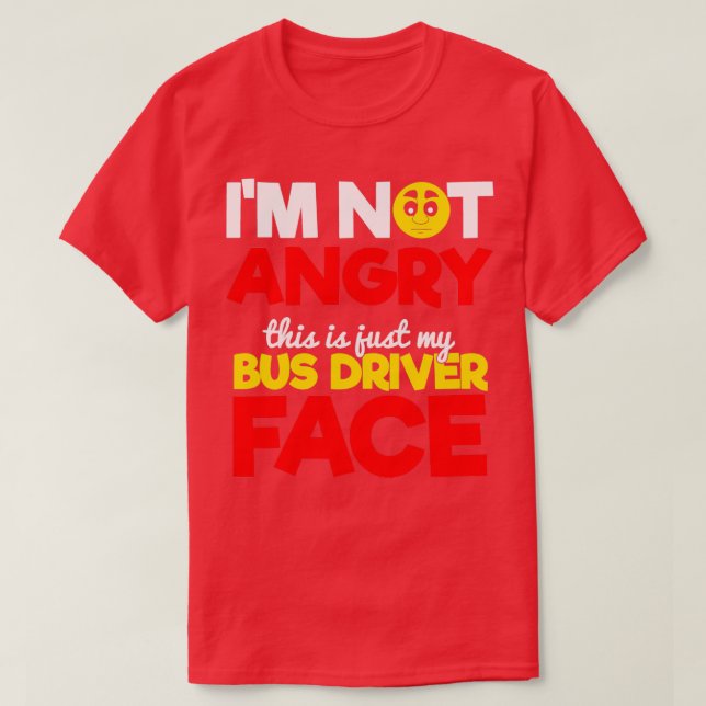 Angry-Busfahrer 2 T-Shirt (Design vorne)
