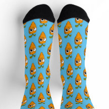 Angry Carrot Socks