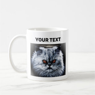 Angry Cat - Anpassbar Kaffeetasse