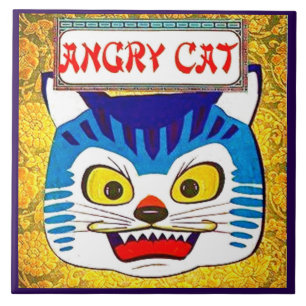 Angry Cat Fliese