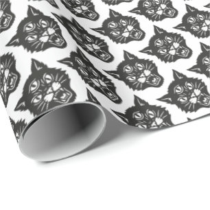 Angry Cat Geschenkpapier