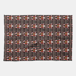 Angry Cat in einem Weihnachtsmuster Coole Weihnach Geschirrtuch