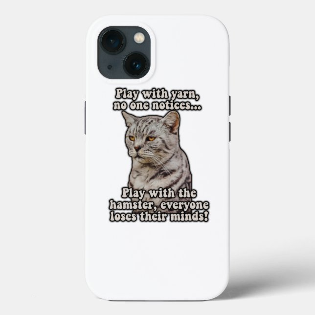 Angry cat meme for cat lovers and kitten owners Case-Mate iPhone hülle (Rückseite)