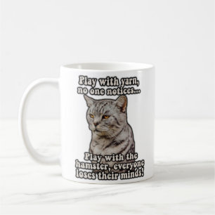 Angry Cat Meme für Katzenliebhaber und Kätzchenbes Kaffeetasse