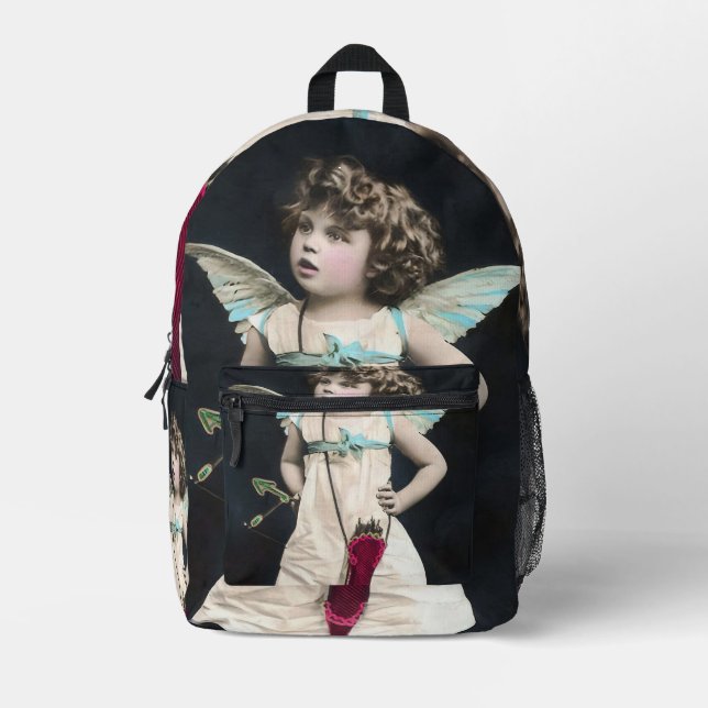Angry Cupid Bedruckter Rucksack (Vorderseite)