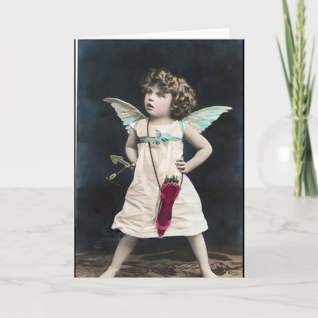 Angry Cupid Einladung (Vorderseite)