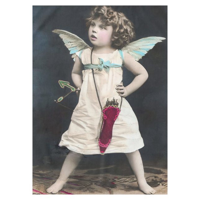 Angry Cupid Tischdecke (Vorderseite)