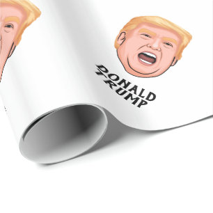 ANGRY DONALD TRUMP CUSTOM GESCHENKPAPIER