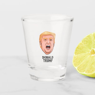ANGRY DONALD TRUMP CUSTOM SCHNAPSGLAS