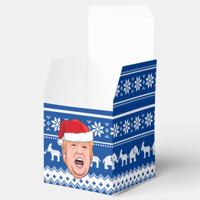 Angry Donald Trump Weihnachten Geschenkschachtel (Geöffnet)