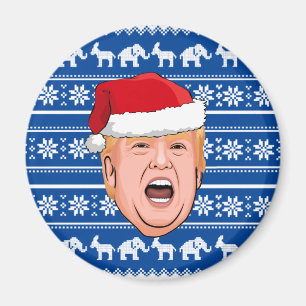 Angry Donald Trump Weihnachten Magnet