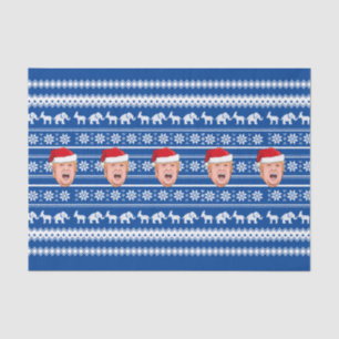 Angry Donald Trump Weihnachten Seidenpapier