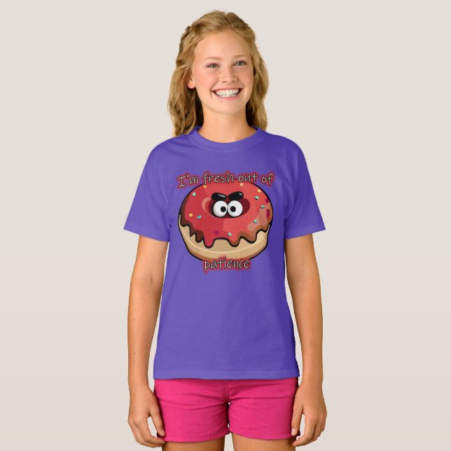 Angry Donut: Aus Geduld neu T-Shirt (Vorne ganz)