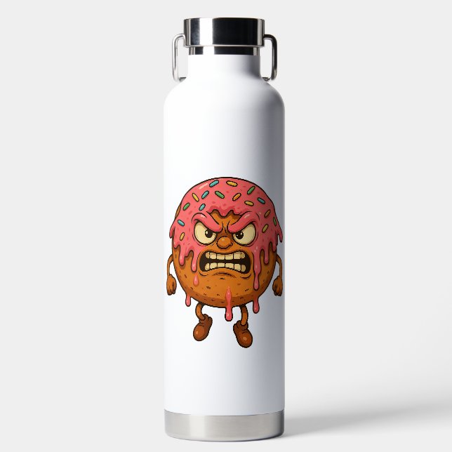 Angry Donut II Trinkflasche (Vorderseite)