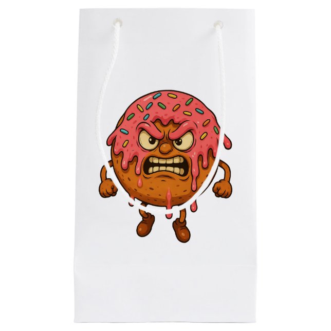 Angry Donuts Kleine Geschenktüte (Vorderseite)
