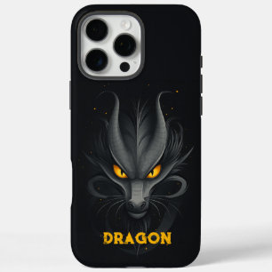Angry Dragon Black iPhone 16 Pro Max Hülle