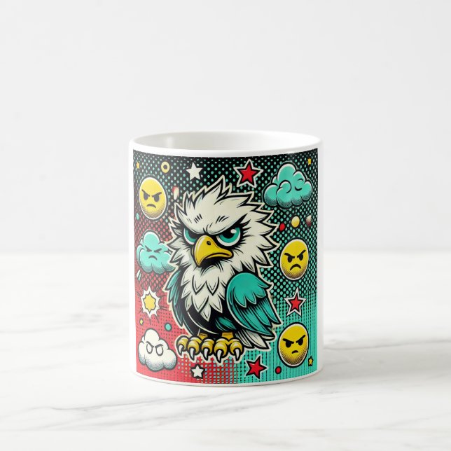 Angry Eagle Kaffeetasse (Mittel)
