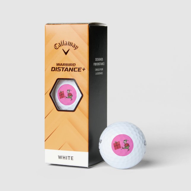 Angry Elf Callaway Warbird Golfbälle 3 pk (Verpackungen)