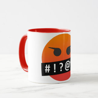 Angry Emoji Coffee Tasse