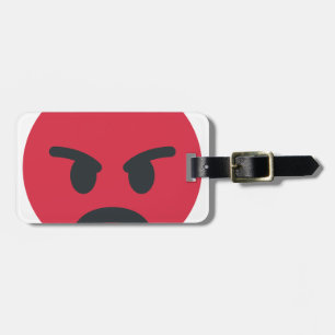 Angry Emoji Gepäckanhänger
