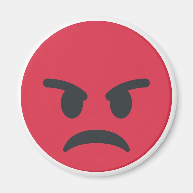 Angry Emoji Magnet (Vorne)
