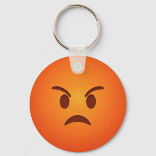 Angry Emoji Schlüsselanhänger