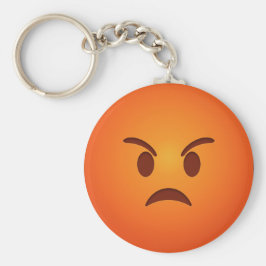 Angry Emoji Schlüsselanhänger