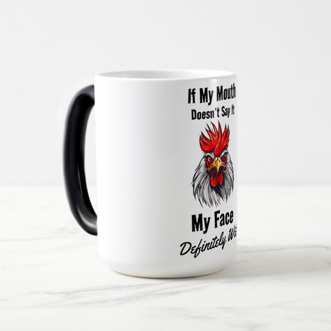 Angry Face Verwandlungstasse (Vorderseite Links)