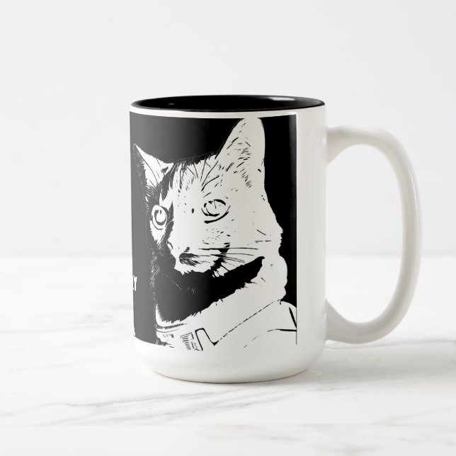 Angry Fitz Zwei-Tone-Tasse Zweifarbige Tasse (Rechts)