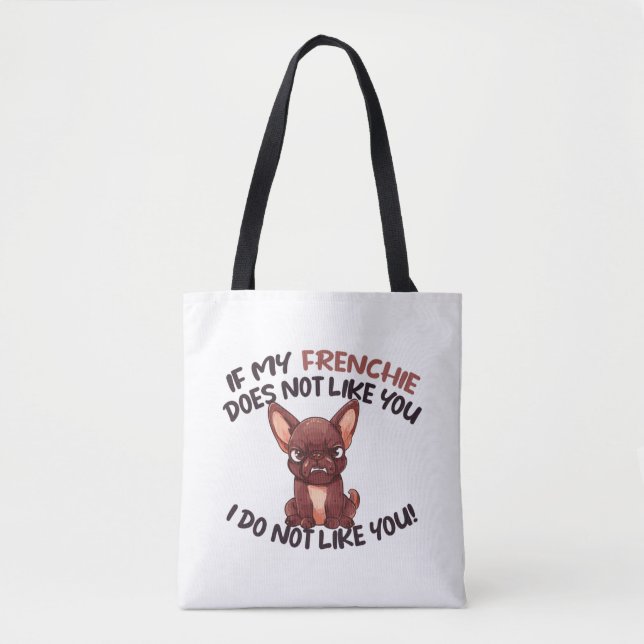 Angry Frenchie (Schokolade) - Einzigartiges Design (Vorderseite)
