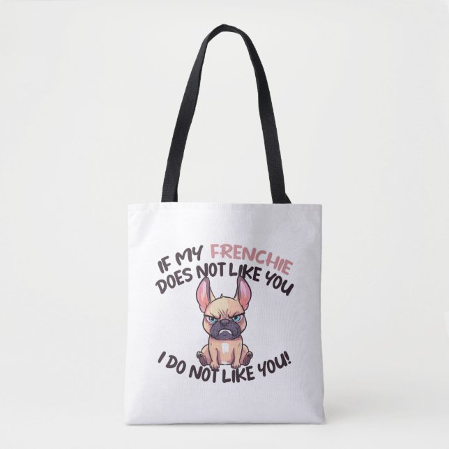 Angry Frenchie (Tan) - Einzigartiges Design (Vorderseite)